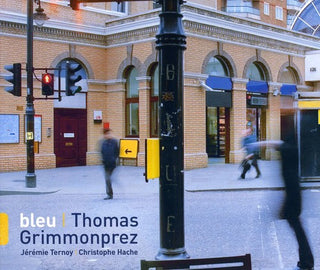 the album cover for Thomas Grimmonprez - Bleu
