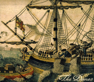 the album cover for The Dimes - The King Can Drink The Harbour Dry