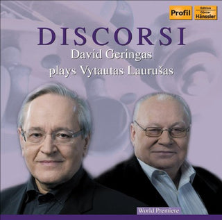 the album cover for R. Rachmaninov - Laurusas, V. : Discorsi: David Geringas Plays