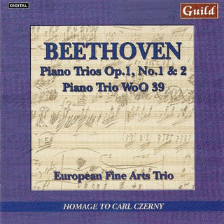 the album cover for European Fine Arts Trio - Beethoven: Piano Trios
