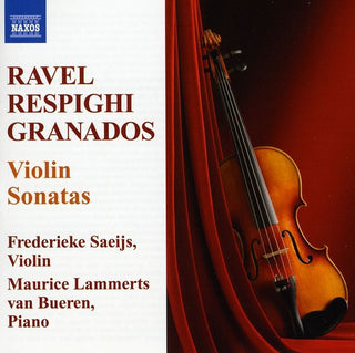 the album cover for Frederieke Saeijs - Violin Sonatas