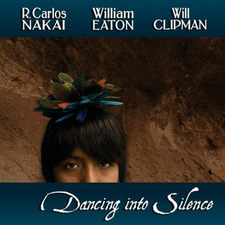 the album cover for Nakai/Eaton/Clipman - Dancing Into Silence