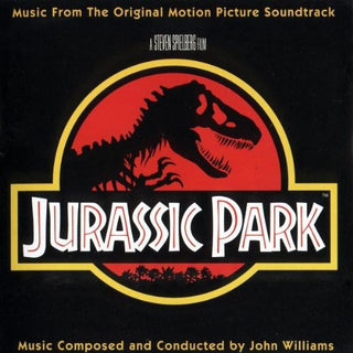 the album cover for John Williams - Jurassic Park (Music From the Original Motion Picture Soundtrack)