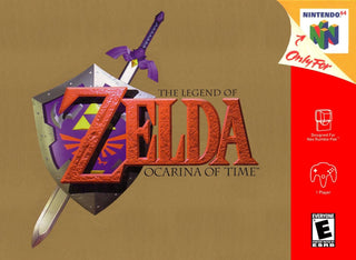 Legend Of Zelda: Ocarina Of Time (In Box, No Manual)(Box Creasing & Wear)