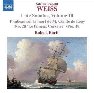 the album cover for Robert Barto - Lute Sonatas 10