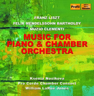 the album cover for L. Auerbach - Music for Piano & Chamber Orchestra