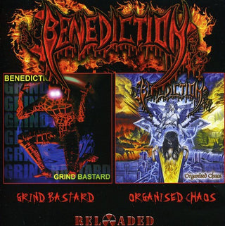 the album cover for Benediction - Grind Bastard & Organized.. Re [Import]