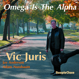the album cover for Vic Juris - Omega Is the Alpha