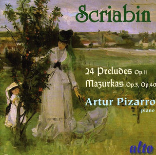 the album cover for Artur Pizarro - Mazurkas Op 3 & 40 / Preludes Op 11