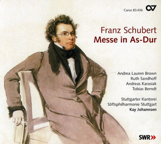 the album cover for Franz Schubert - Messe in As-Dur