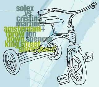 the album cover for Solex Vs Cristina Martinez + Jon Spencer - Amsterdam Throwdown King Street Showdown