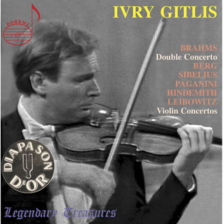 the album cover for Ivry Gitlis - Violin Concertos
