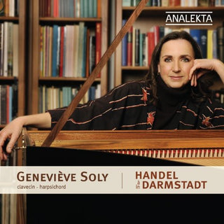 the album cover for Genevieve Soly - Handel in Darmstadt