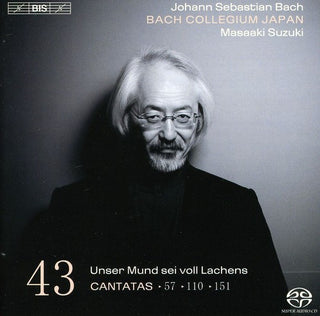the album cover for Bach Collegium Japan - Cantatas 43