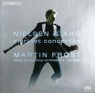the album cover for Martin Frost - Concerto for Clarinet & Orchestra