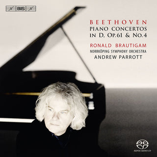 the album cover for Ronald Brautigam - Piano Concertos