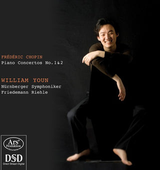 the album cover for William Youn - Piano Concertos No. 1 & 2