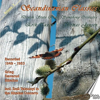 the album cover for Sibelius / Grieg / Saeverud / Danish Rso / Tuxen - Scandinavian Classics