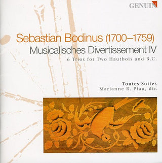 the album cover for Toutes Suites - Musicalisches Divertissement Iv
