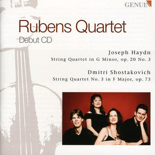 the album cover for Rubens String Quartet - String Quartet No 26 / String Quartet No 3