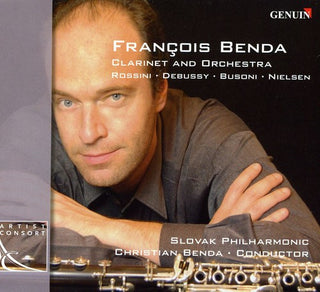 the album cover for Francois Benda - Clarinet & Orchestra