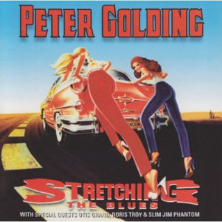the album cover for Peter Golding - Stretching the Blues