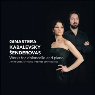 the album cover for A. GINASTERA - Works for Cello & Piano