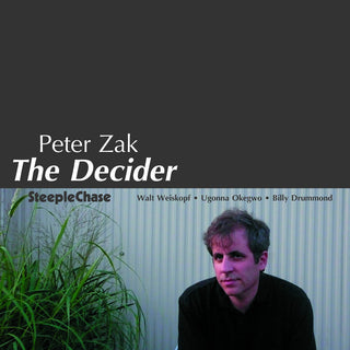 the album cover for Peter Zak - The Decider