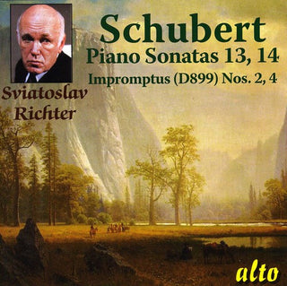 the album cover for Sviatoslav Richter - Piano Sonatas 13 & 14: Impromptus Op 94
