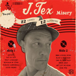 the album cover for J Tex - Misery