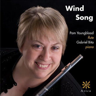 the album cover for Pam Youngblood - Wind Song: New American Classics for Flute & Piano