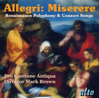the album cover for Pro Cantione Antiqua - Miserere Renaissance Polyphony & Part Songs