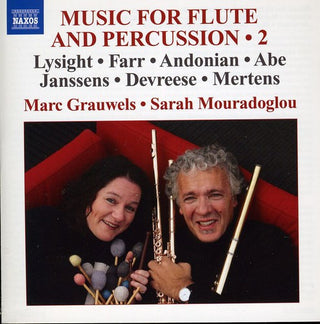 the album cover for Marc Grauwels - Music for Flute & Percussion