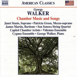 the album cover for George Walker - Chamber & Music Songs
