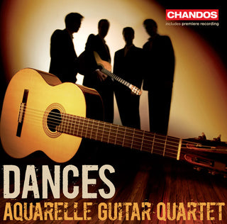 the album cover for Aquarelle Guitar Quartet - Dances