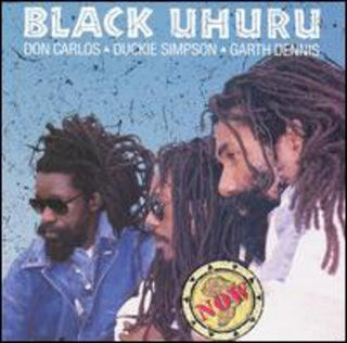 the album cover for Black Uhuru - Now