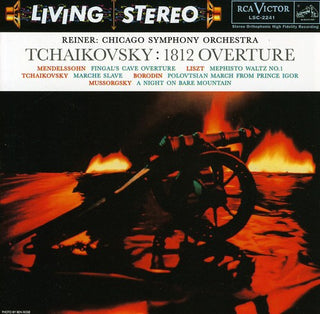 the album cover for FRITZ REINER - 1812 Overture & Marche Slave
