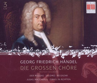 the album cover for G.F. Handel - Choral Works Sung in German