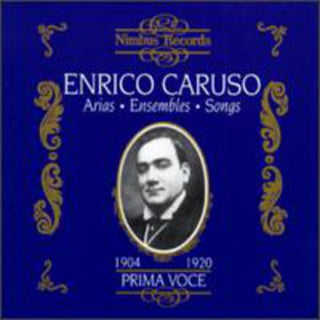 the album cover for Enrico Caruso - 1904-1920 Arias Ensembles Songs (box Set Ltd Ed)