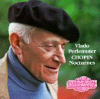 the album cover for Vlado Perlemuter - 12 Nocturnes from Op 9, 15, 27, 48, 55, 62