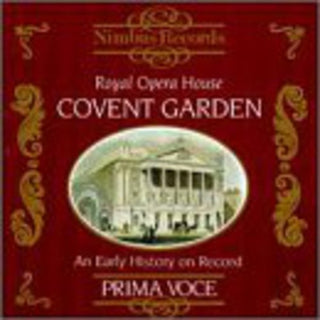 the album cover for Royal Opera House Covent Garden - Early History on Record
