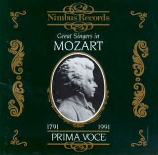 the album cover for Great Singers in Mozart / Various - Great Singers in Mozart / Various