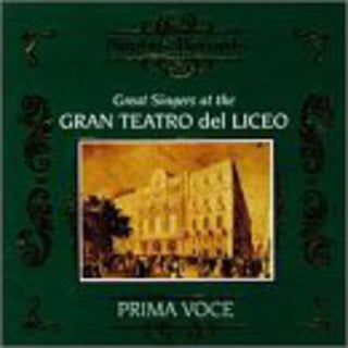 the album cover for GREAT SINGERS AT THE GRAN TEAT - Great Singers at Gran Teatro Del Liceo / Various