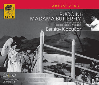the album cover for Berislav Klobucar - Madama Butterfly