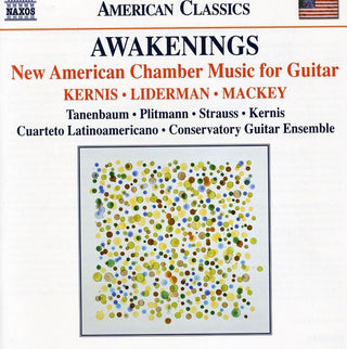 the album cover for DAVID TANENBAUM - Awakenings: New American Chamber Music for Guitar