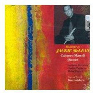 the album cover for Calogero Marrali Qua - Homage to Jackie McLean
