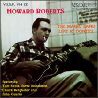 the album cover for Howard Roberts - Magic Hands Live