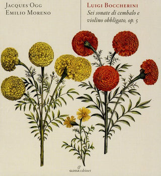 the album cover for Boccherini / Ogg / Moreno - 6 Sonate Di Cembalo E Violino Obbligato