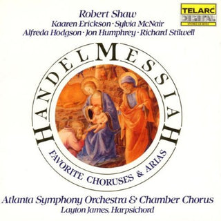 the album cover for G.F. Handel - Messiah (Hlts)