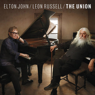 the album cover for Elton John & Leon Russell - The Union